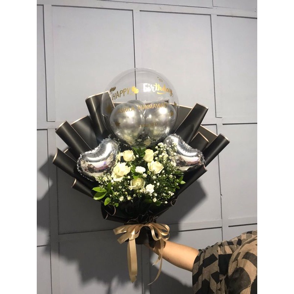 

Buket Balon, Buket Ulang tahun, buket wisuda, Birthday Bouquet, Buket balon bunga, Buket Bunga