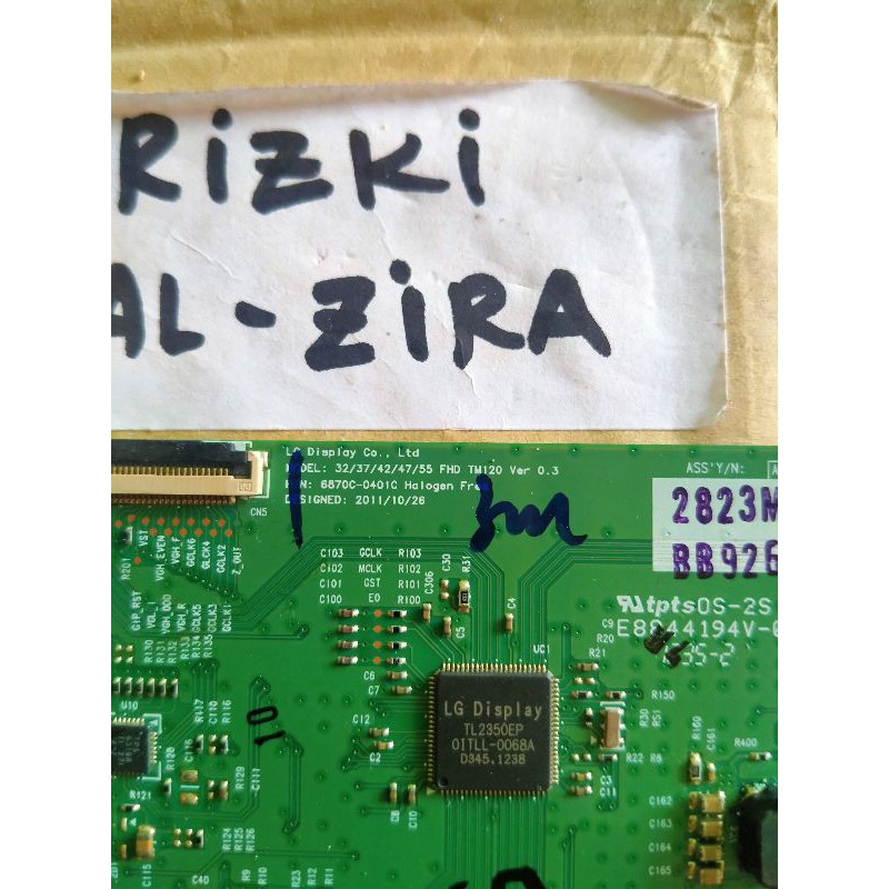 Ticon TCON board Tv LG 42LS3450