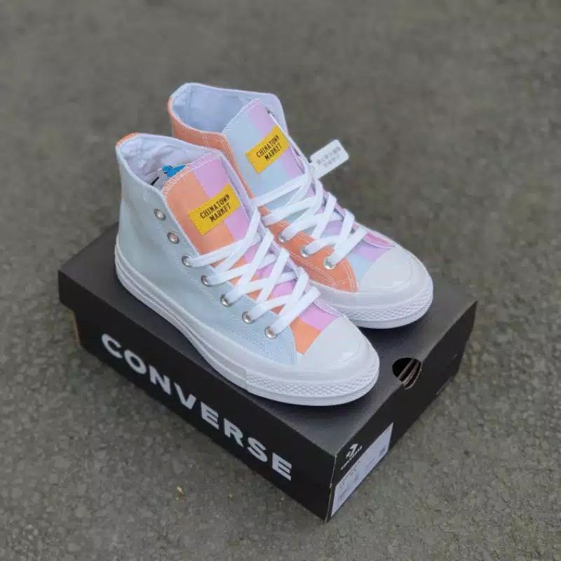 SEPATU CONVERS3 Chuck Taylor All-Star OX 70s Chinatown Market UV BNIB Import VIETNAM