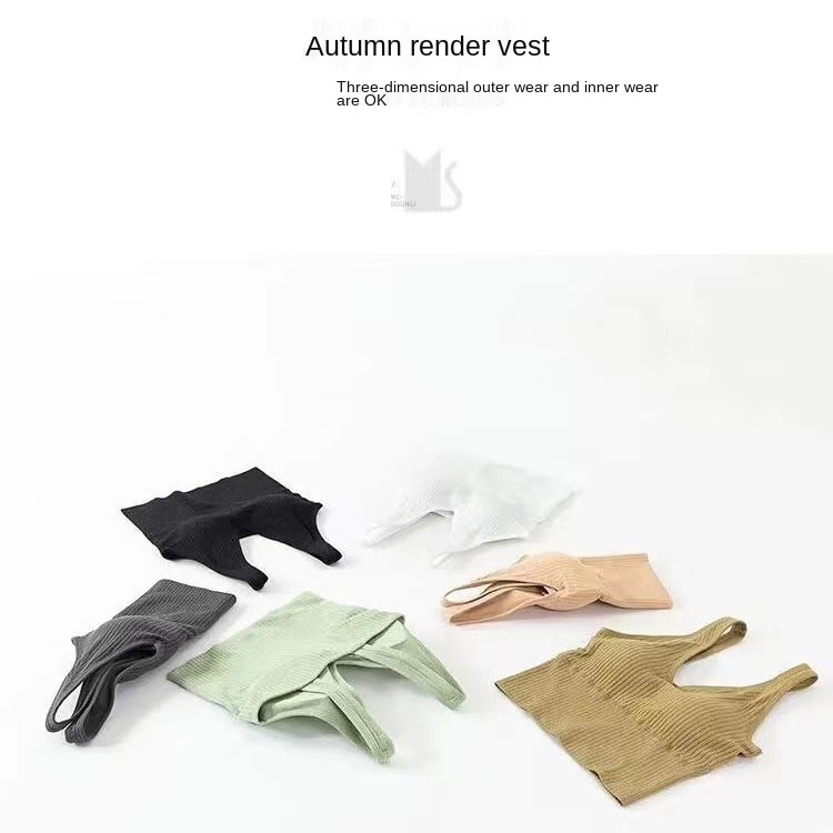 KINDSTORE❤ | Alisya Pakaian Dalam Wanita Katun Baru Mode V-Neck