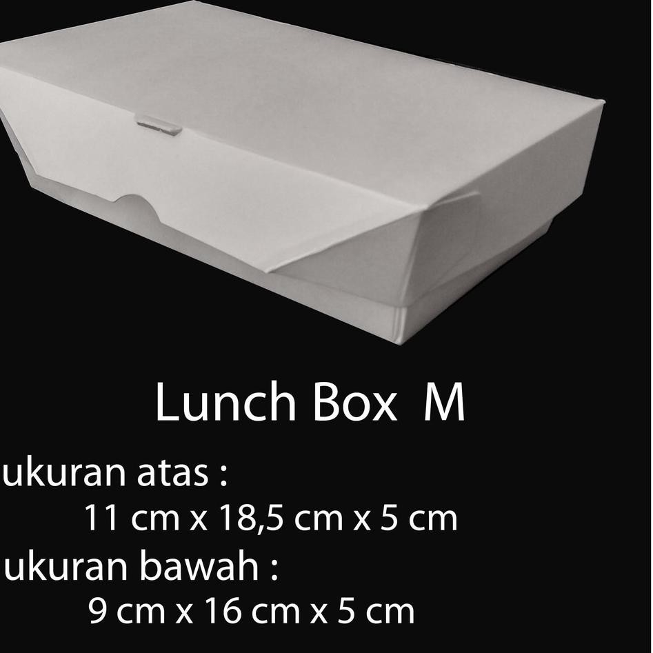 

Today!!!! PAPER BOX LUNCH UKURAN M / PAPER BOX KERTAS / PAPER TAKE AWAY ISI 100 PCS