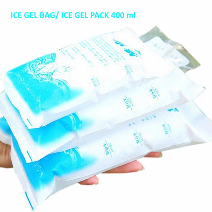 Ice Gel Bag 400ml ice gel Pack Cooler Jelly untuk menjaga suhu tetap dingin