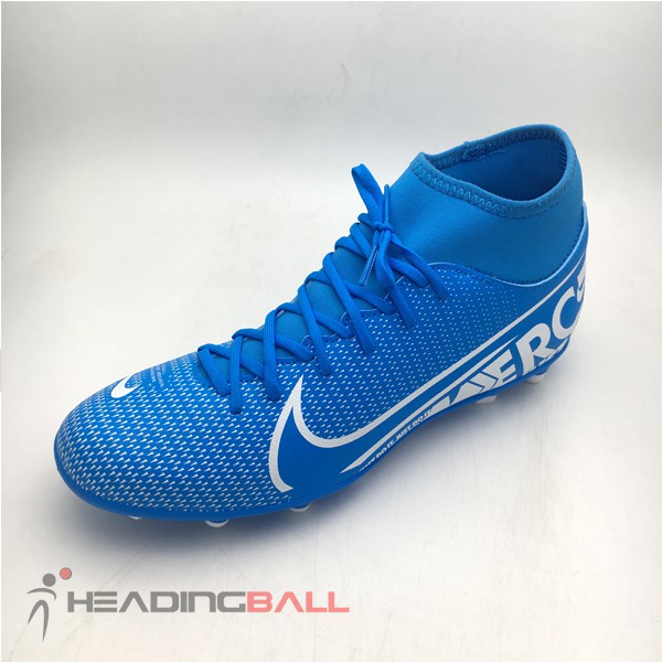 Sepatu Bola Nike Original Superfly 7 Club FG MG Blue White AT7949-414