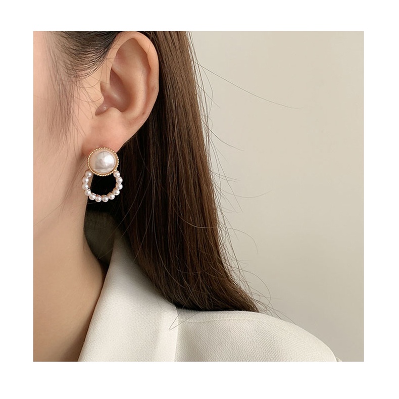 Anting Klip Tanpa Tindik Hias Mutiara Warna Hitam Untuk Wanita 2022