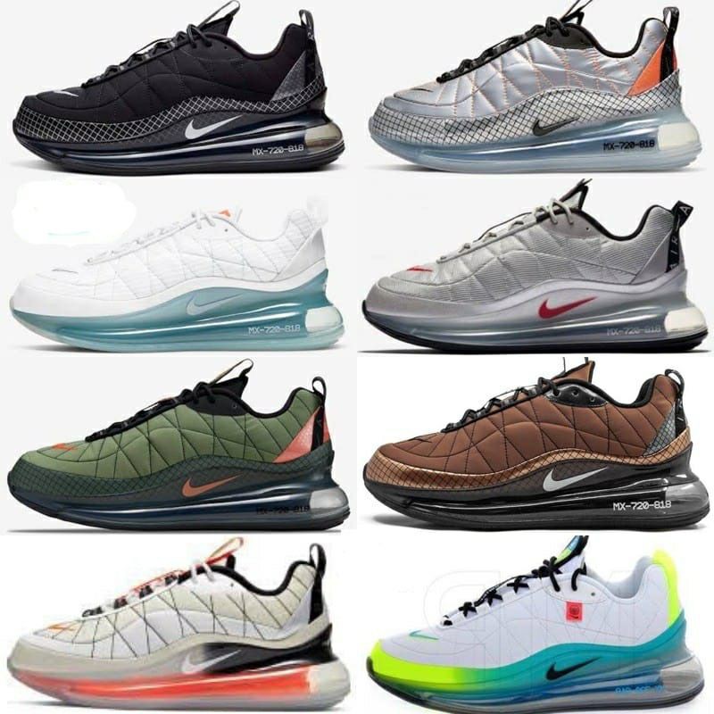 SEPATU OLAHRAGA PRIA NIKE AIR MAX 720 818 BLACK GREEN ARMY BRWON BLUE NAVE SILVER WHITE