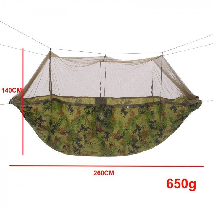 104 Hammock Camping with Mosquito Net - 260x140cm - Tempat Tidur Gantung