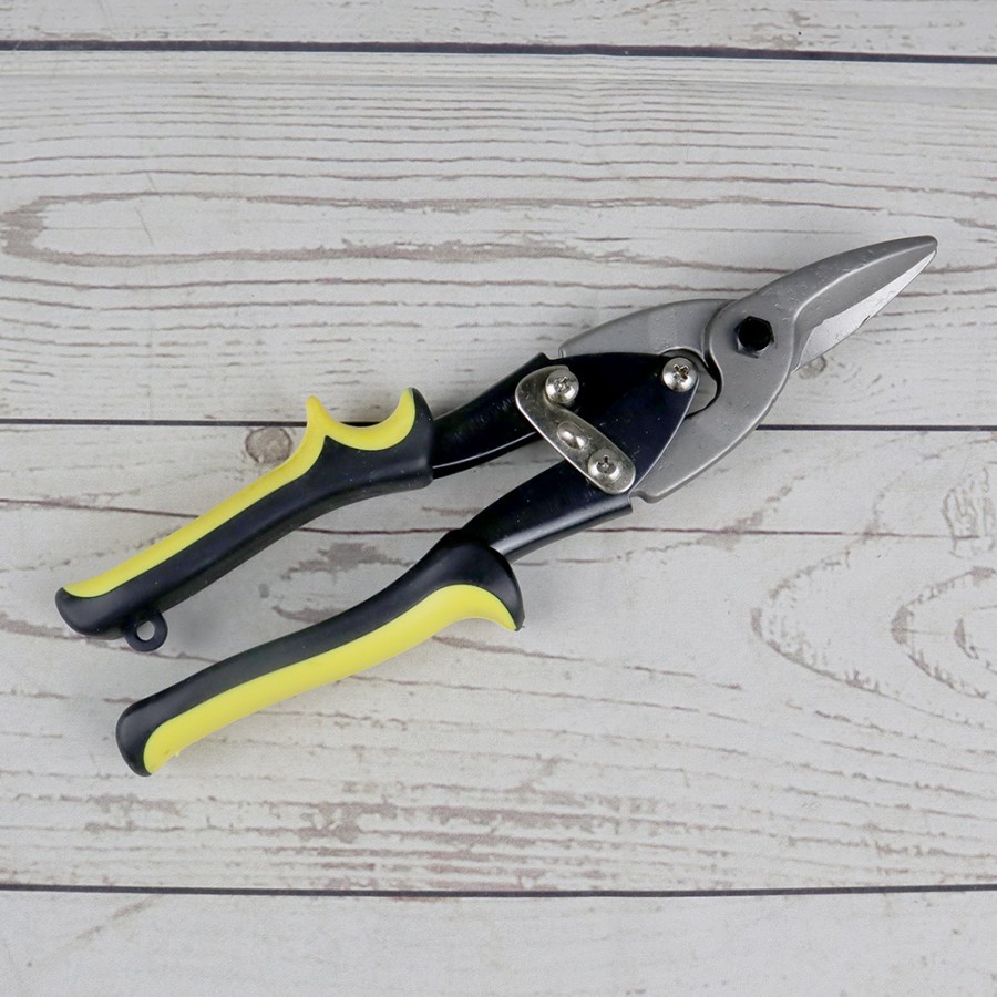 Gunting Besi Flat Baja Heavy Duty Iron Scissors 10 Inch-W239 - Yellow/Black