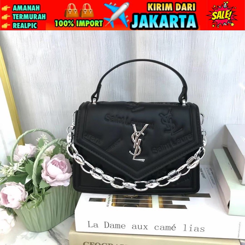 TI 3072 -  TAS WANITA BRANDED TAS SELEMPANG IMPORT MURAH  PREMIUM FASHION - D