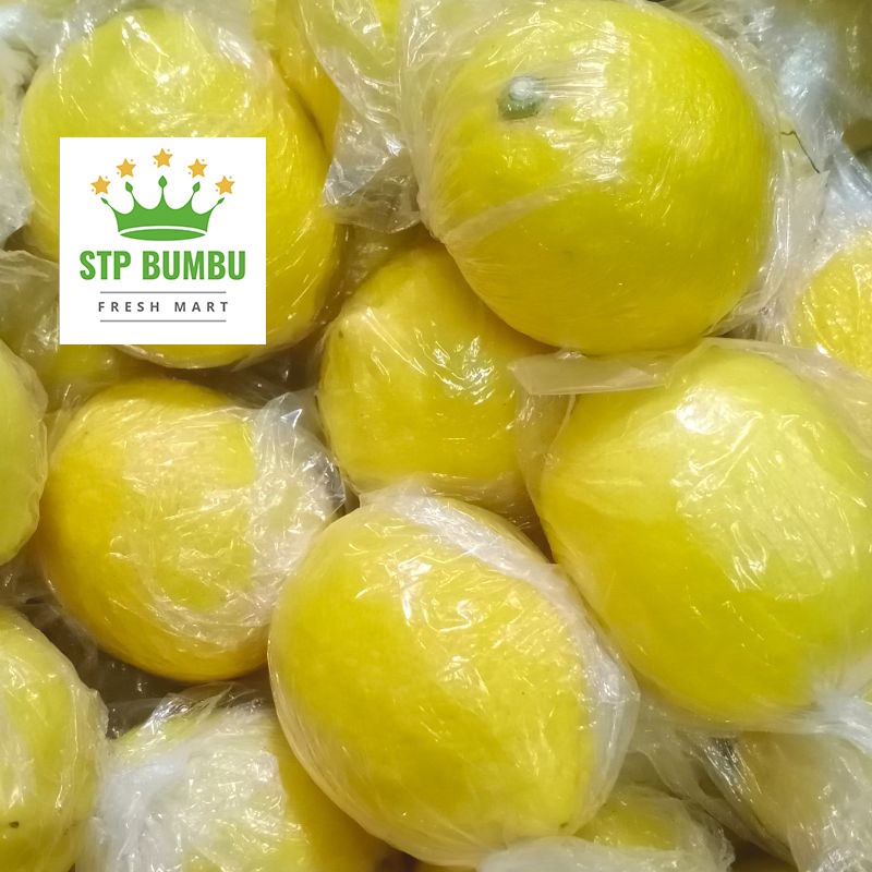 Jeruk Lemon Import Segar 100 gram / Buah Impor Fresh