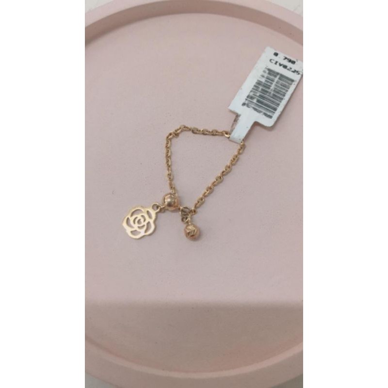 Cincin serut emas kuning kadar 375 - PESANAN ibu Sri Fatimah A - KARAWANG