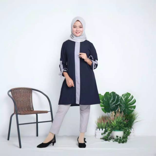 Baju atasan wanita Nayara Tunik / Tunik model terbaru kekinian