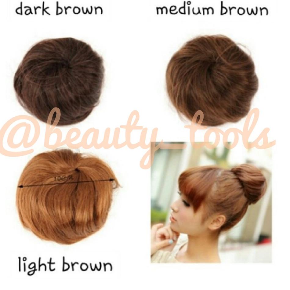 lta FUN BUN / CEPOL KOREA / KOREA BUN / HAIRCLIP/ RAMBUT PALSU/ WIG Kualitas Super