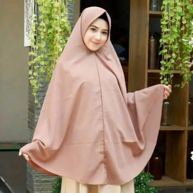 PROMO BIG SALE JILBAB/HIJAB KHIMAR SYAR'I INSTAN SIMPLE PET JUMBO XXXXL