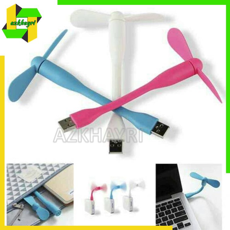 Kipas Angin USB Mini 2 Baling Flexibel Fan USB Portable