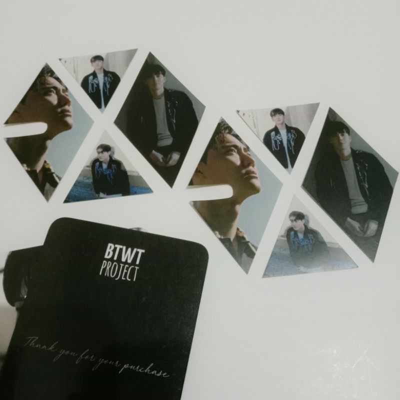 Suho - Grey Suit Deco Sticker Lightstick EXO Ver 3