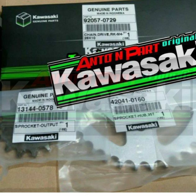 Gear gir set w175 w 175 Original Kawasaki