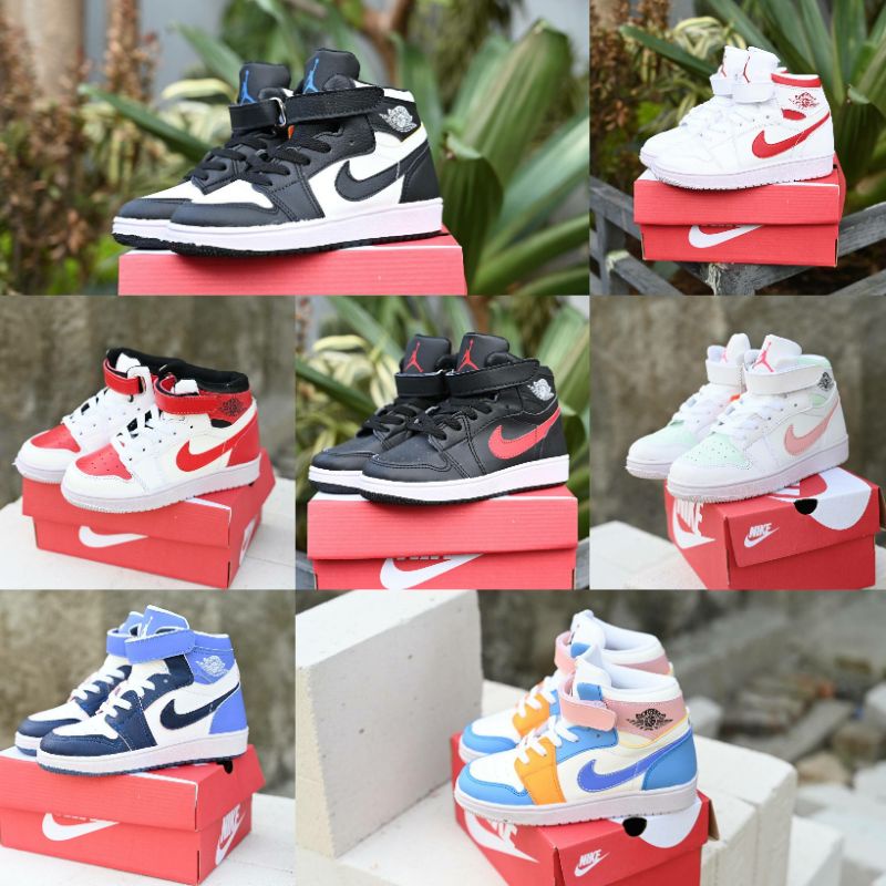 NK AJ ONE SNEAKER SEPATU ANAK ANAK UNISEX IMPORT MURAH