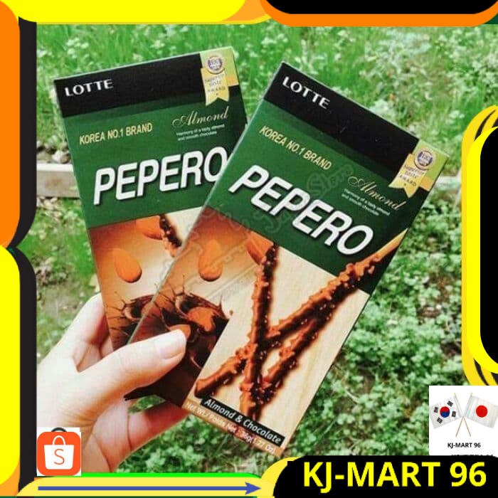 

MAKANAN KOREA/MAKANAN KOREA HALAL/SNACK KOREA LOTTE PEPERO ALMOND ORI