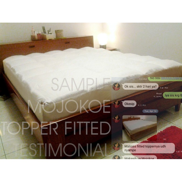 PROMO TAHUN BARU..  HOTEL BED MATTRESS (MATRAS) Topper FITTED -Size KING | 100% MICROGEL
