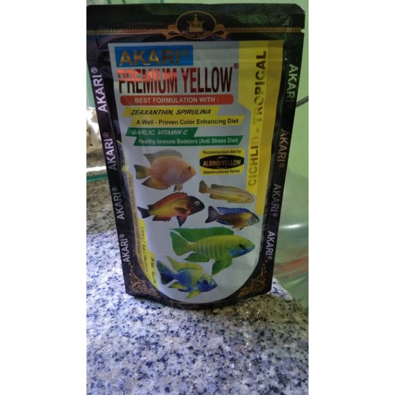 

Pakan Ikan AKARI PREMIUM BLUE/YELLOW/RED