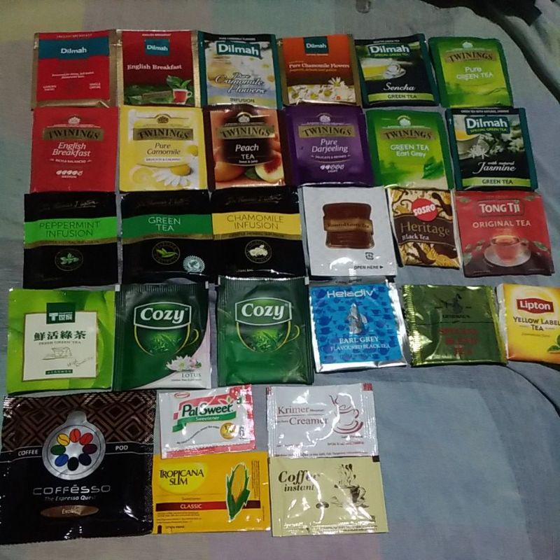 

Dilmah Tea | Twinings | Cozy Tea Lotus/Green Tea | Tropicana Slim