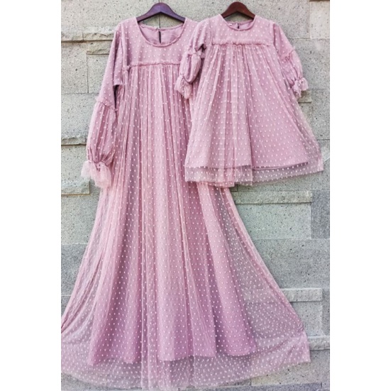 Gamis anak tile|| Gamis Couple Ibu dan Anak tile || Couple ibu dan anak