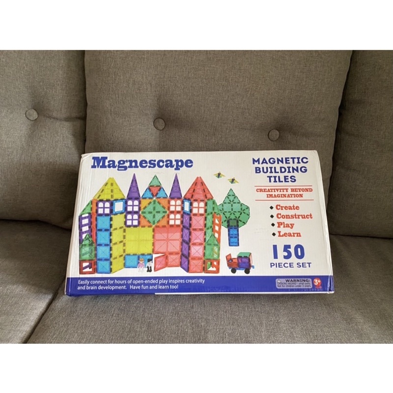 preloved magnetic tiles magnescape tinkermags