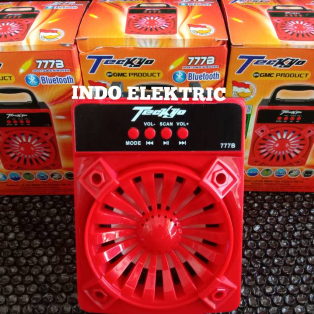 SPEAKER BLUETOOTH TECKYO GMC 777B