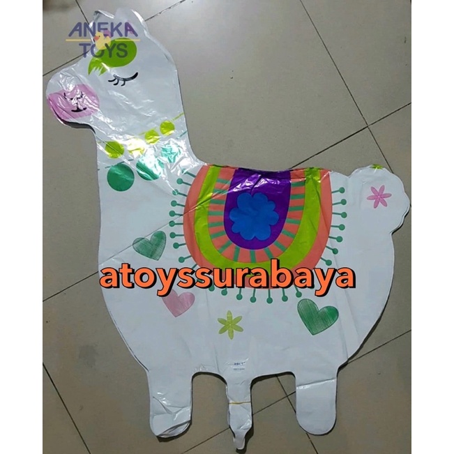 UNTA LLAMA BESAR (BALON GAS/FOIL/TERBANG/KARAKTER)