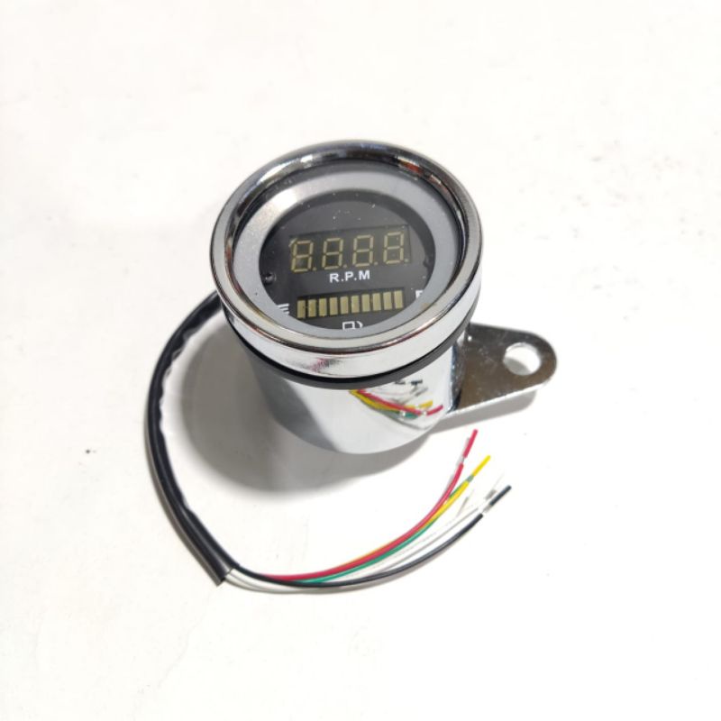 Tachometer RPM indikator kilometer dan bensin motor 2in 1