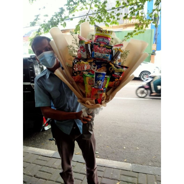SNACK BOUQUET | JUMBO SNACK BOUQUET | BUKET MAKANAN