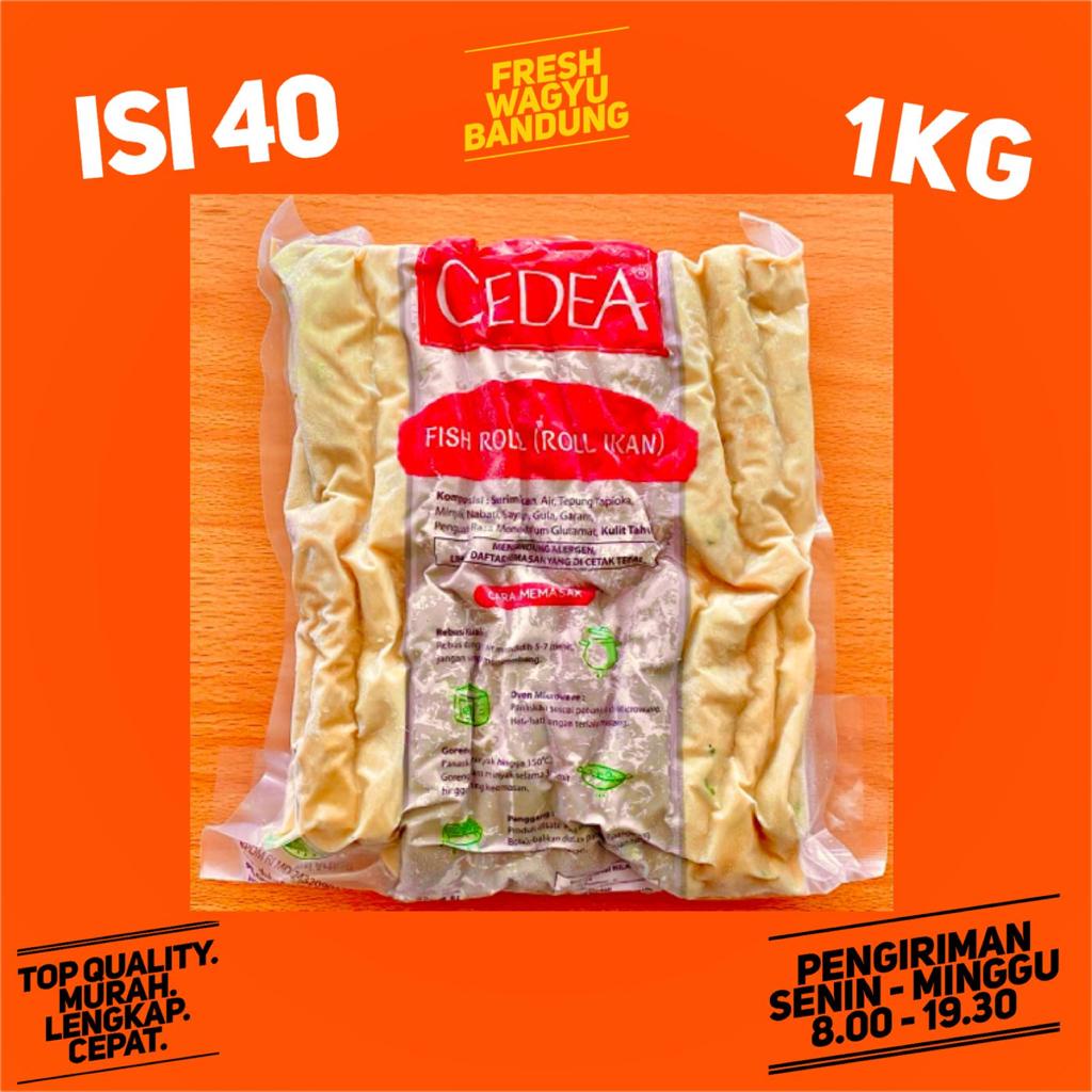 

CEDEA FISH ROLL ROW CURAH PREMIUM Suki Steamboat Shabu Cedea 1KG