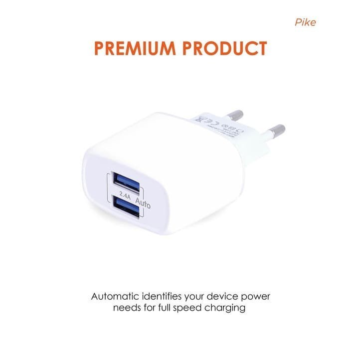 JETE C81 Charger Dual Output 2.4A Fast Charging