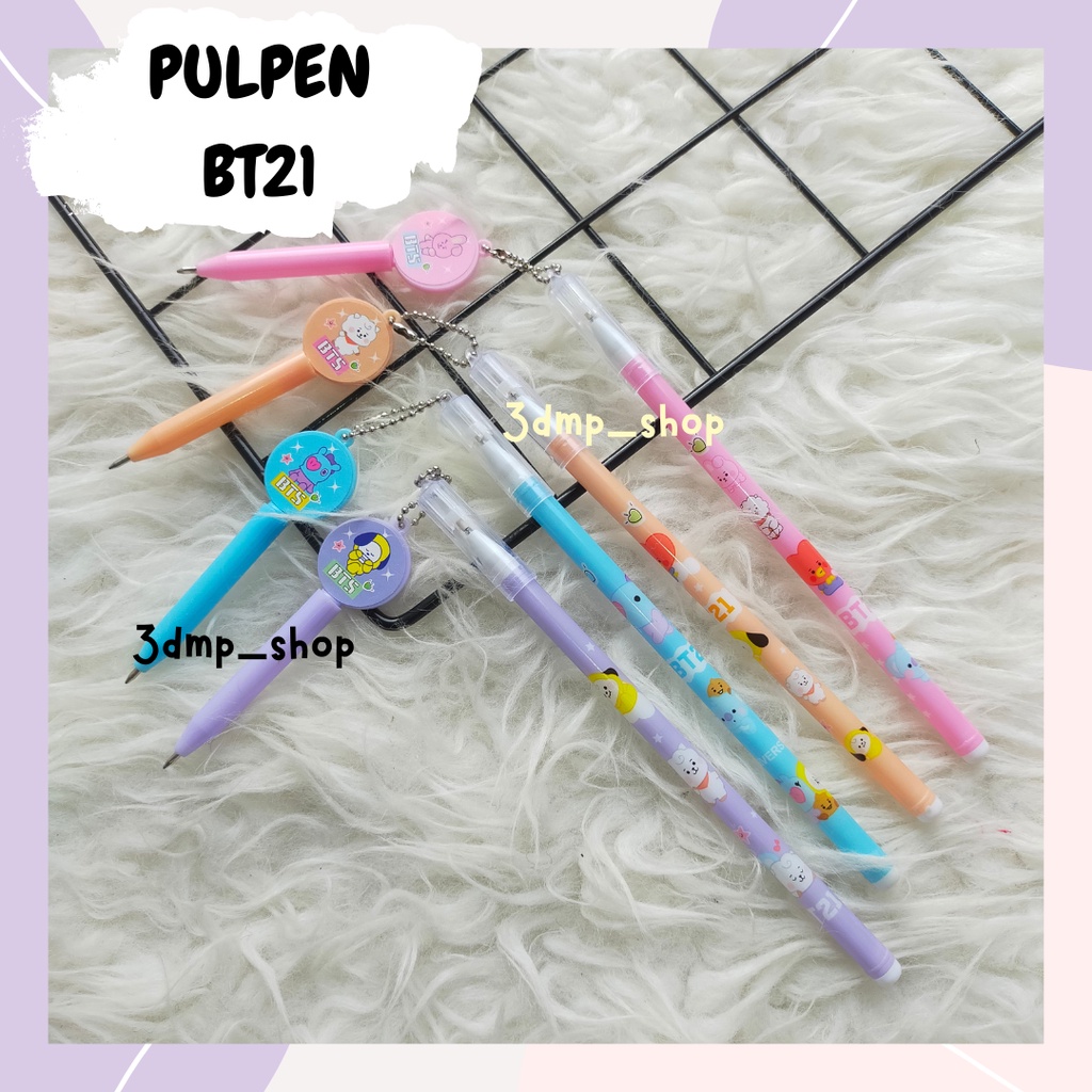 Pulpen BT21 + Gantungan