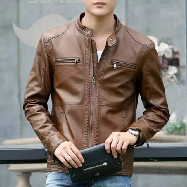 Jaket Ariel 2SK / Jaket Kulit Pria / jaket ariel noah / jaket ariel piterpan [ Black ]