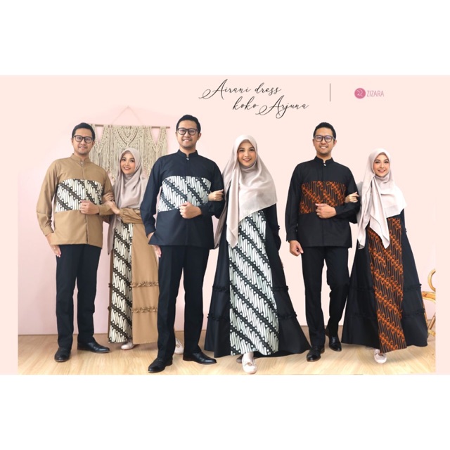 DRESS AIRANI dan KOKO ARJUNA COUPLE SET by ZIZARA