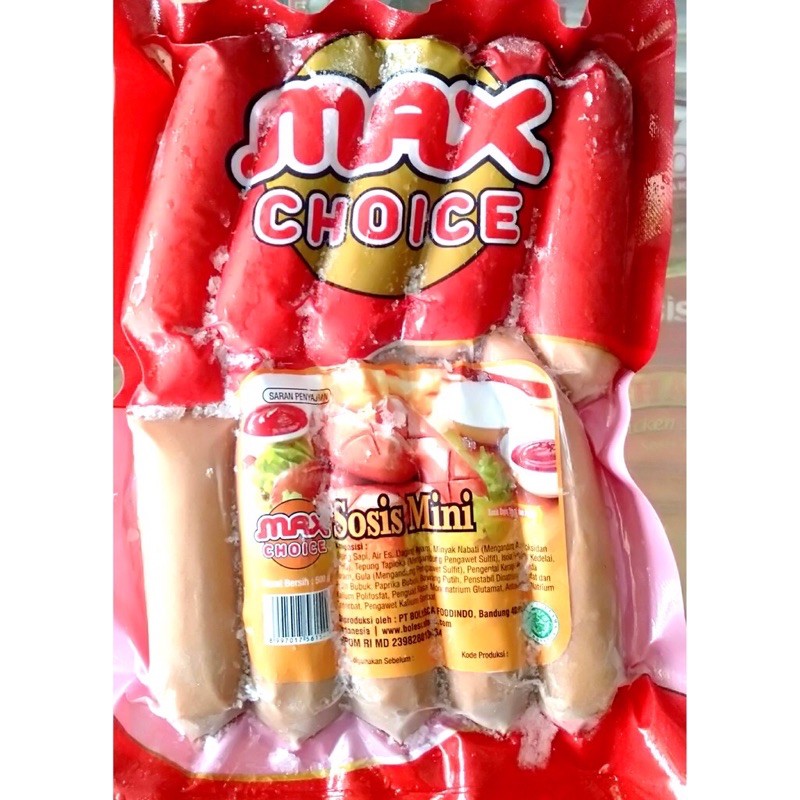 

SOSIS BAKAR AYAM MAX CHOICE ISI 10 500 GRAM