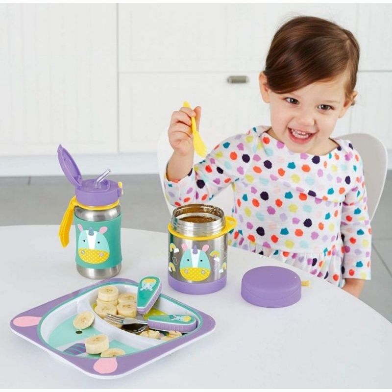 Skip Hop Zoo Utensils - Peralatan Makan Sendok Garpu Anak