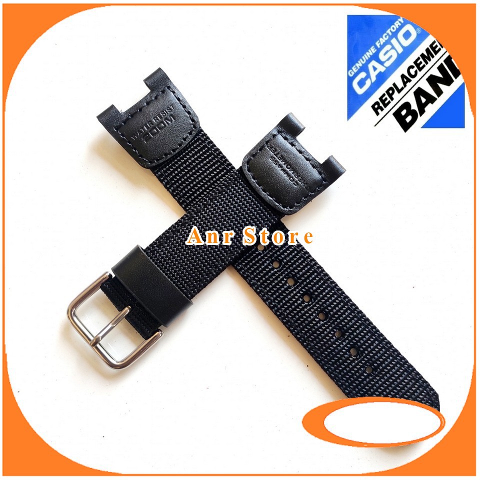 Strap Tali Nato Nylon Kanvas Casio SGW-100 SGW100 Original Oem