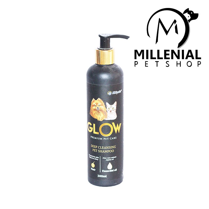 Glow Premium Pet Shampoo 300 ml for Dogs and Cats