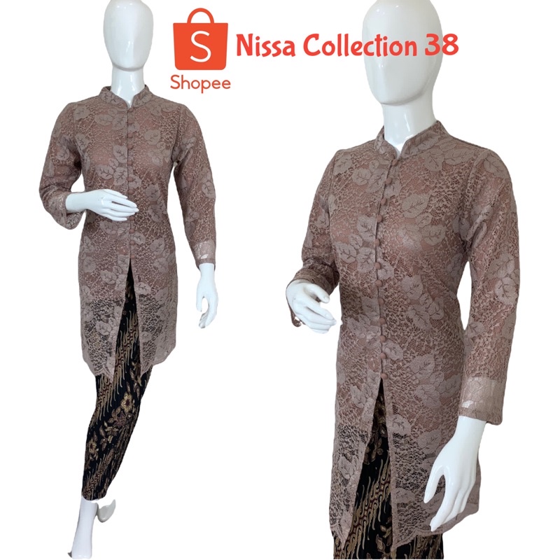 Kebaya Tunik/ Tunik Brukat/ Kebaya Couple/ Kebaya Ibu Besan/ Kebaya Modern/ Kebaya Favorite/ Kebaya Stelan-1