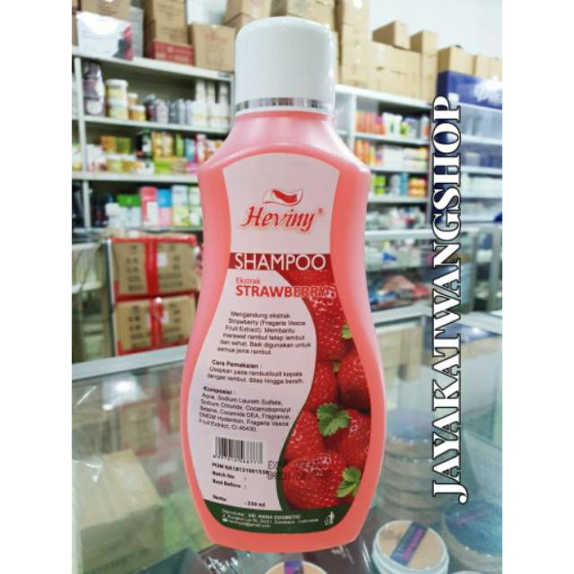 HEVINY SHAMPOO 350mL Aroma Strawberry / Lemon / Apel / Jasmine