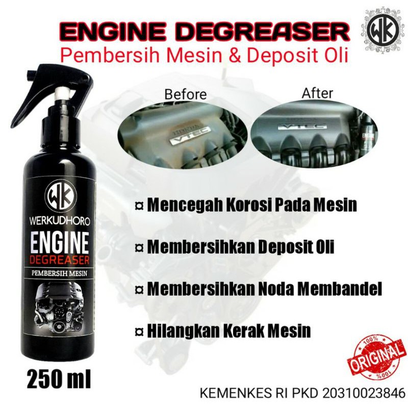 PEMBERSIH RUANG MESIN ENGINE DEGREASER ORIGINAL UKURAN 250 ML