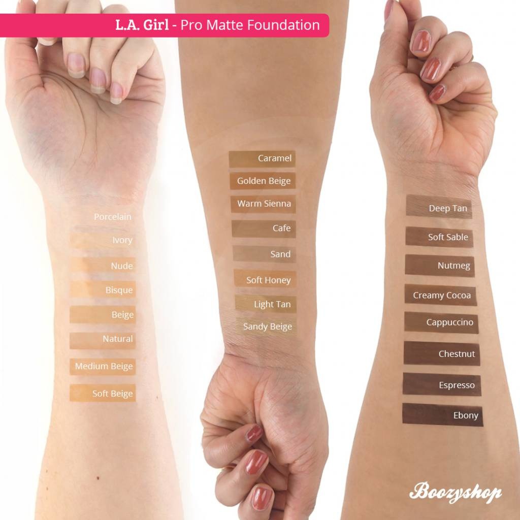 L.A GIRL PRO MATTE LONG WEARING FOUNDATION