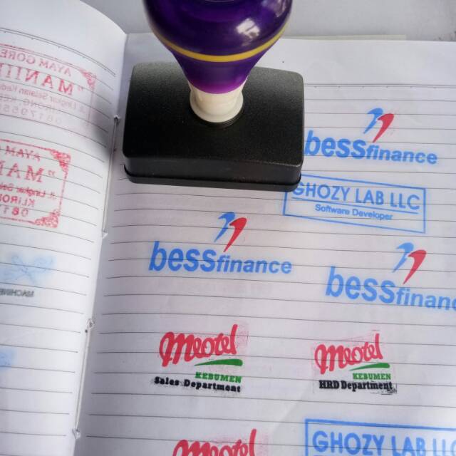 

Stempel flash / stempel langsung tinta - murah semua ukuran