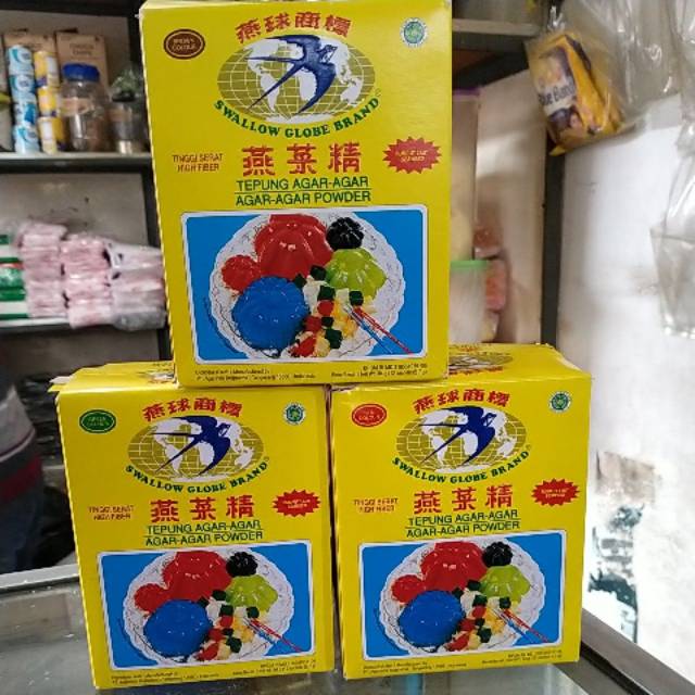 

Agar - agar swallow Globe Brand