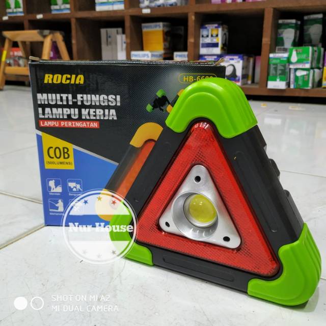 multi fungsi lampu kerja lampu sorot baterai charger led emergency