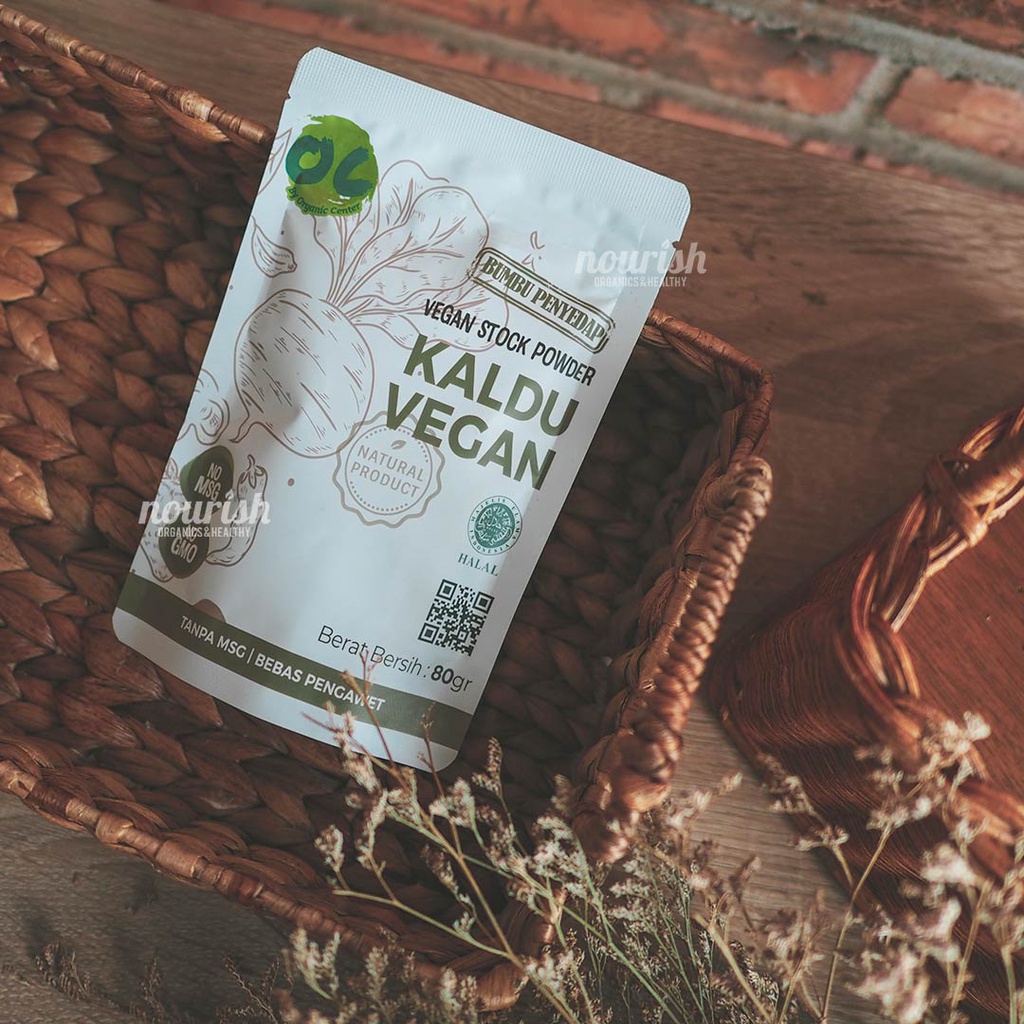 Organic Center, Vegan Stock 80 gr (Kaldu Vegan/kaldu jamur NO MSG)