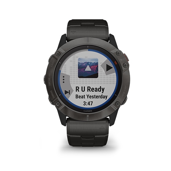 GARMIN FENIX 6X PRO SOLAR CARBON GRAY DLC TITANIUM BAND BRACELET NEW ORIGINAL GARANSI RESMI TAM