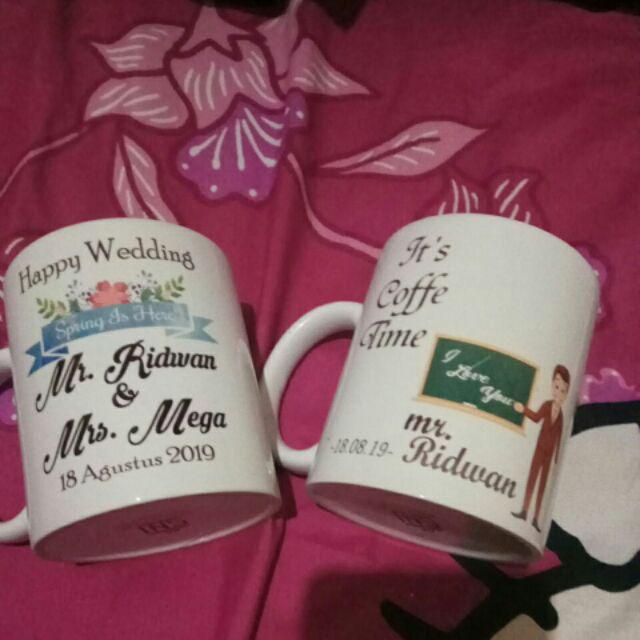 Kado - Hadiah - Pajangan - Couple - Hadiah Couple - Mug Couple - Custom - Mug